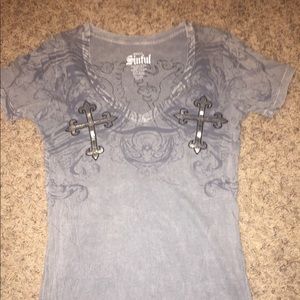 Sinful short sleeve t-shirt